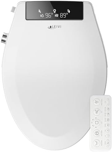 Elongated bidet seat with auto open lid