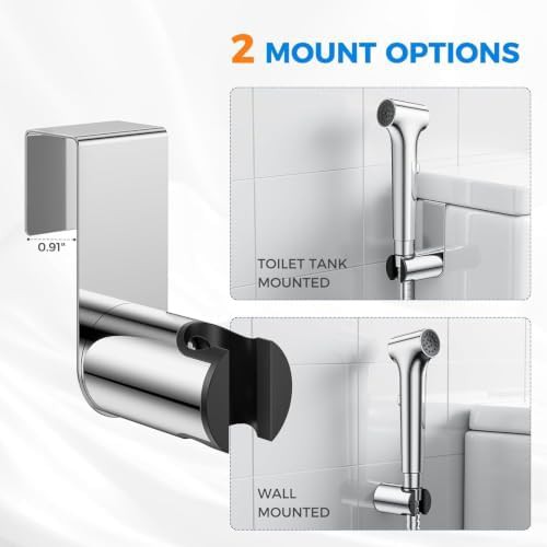 Chrome handheld bidet and diaper sprayer — photo 4
