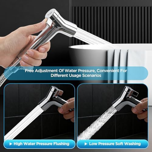 Stainless steel handheld sprayer with shut off valve — photo 3