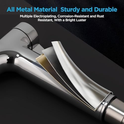 Stainless steel handheld sprayer with shut off valve — photo 4