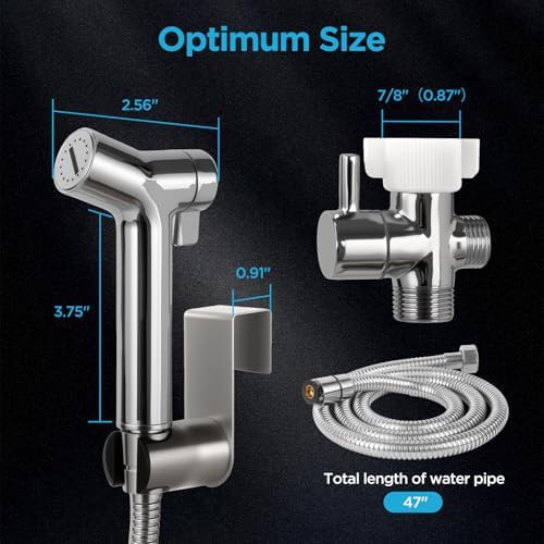 Stainless steel handheld sprayer with shut off valve — photo 5