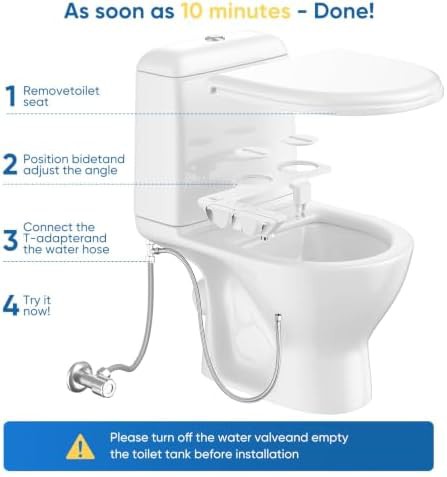 Slim self cleaning bidet with dual nozzles — photo 5