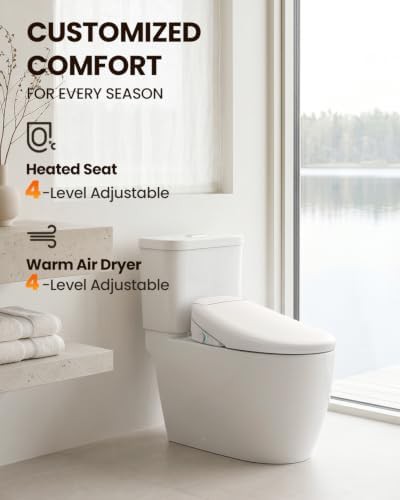 Elongated rechargeable remote bidet seat — photo 5