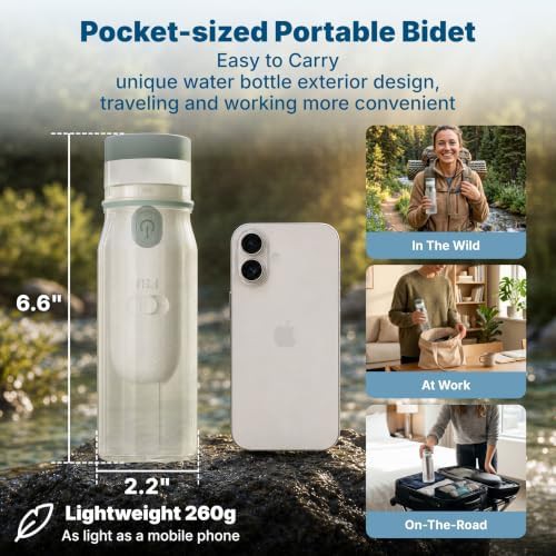 Rechargeable electric travel peri bottle — photo 5