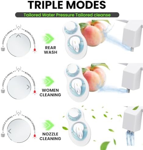 RV hot and cold water dual nozzle bidet — photo 3