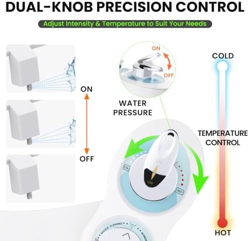 RV hot and cold water dual nozzle bidet — photo 4