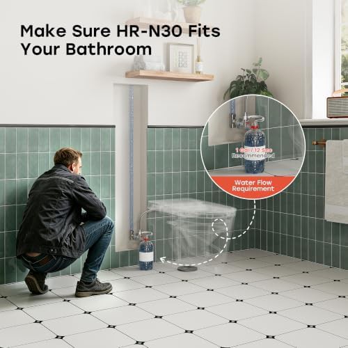 Horow non electric bidet toilet battery flush — photo 5