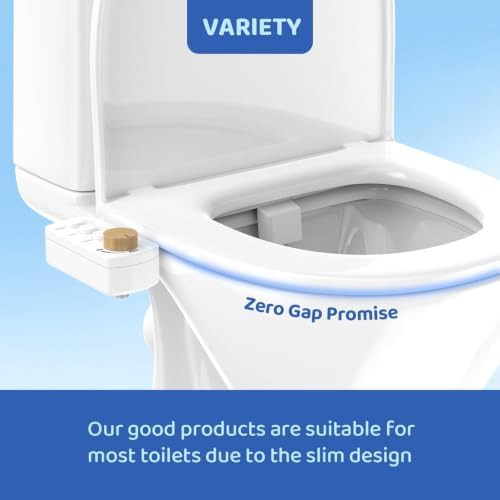 Ultra slim bidet with bamboo control knob — photo 4