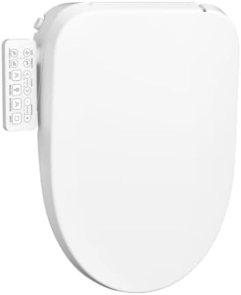 Elongated Bidet Seat with Integrated Air Dryer