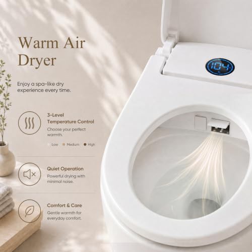 Electric smart heated elongated bidet seat — photo 4