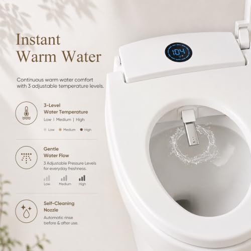 Electric smart heated elongated bidet seat — photo 5