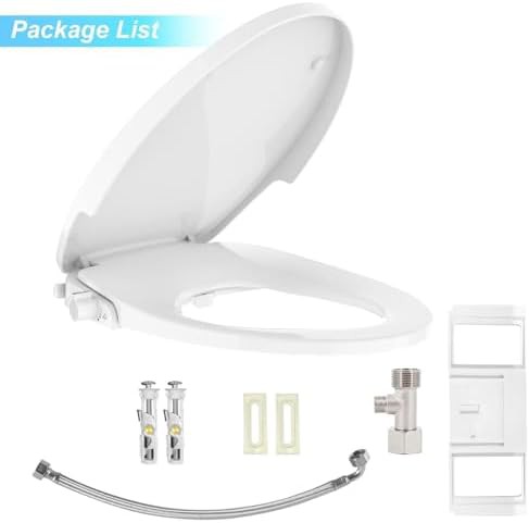 Round non-electric bidet toilet seat — photo 5