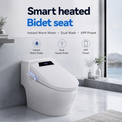 Electric elongated heated toilet seat with remote — photo 3
